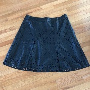 SKIRT 20W Worthington Black pleather skirt